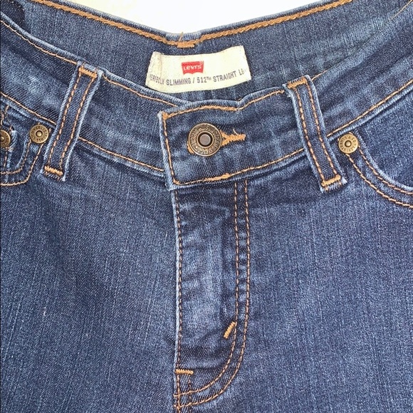 Levi Perfectly Slimming/ 512 Straight Leg Jeans - Picture 6 of 12